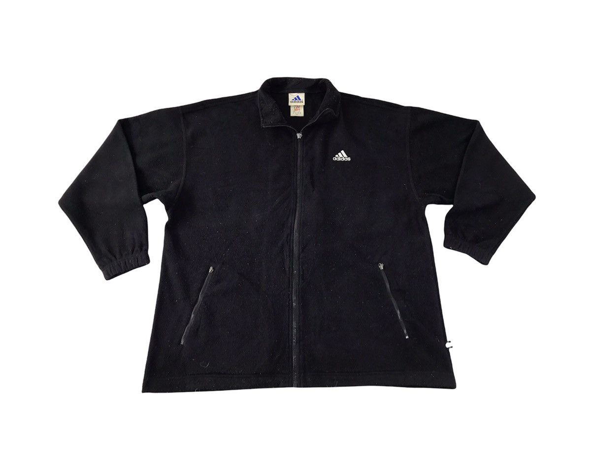 Adidas Adidas Fleece Jacket Brand Big Logo Spell Out Size US XXL / EU 58 / 5 - 1 Thumbnail