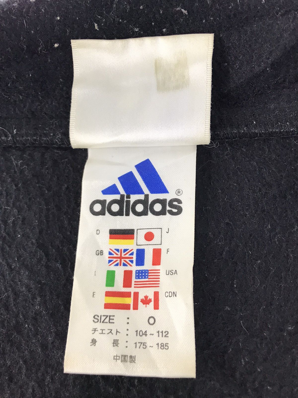 Adidas Adidas Fleece Jacket Brand Big Logo Spell Out Size US XXL / EU 58 / 5 - 6 Thumbnail