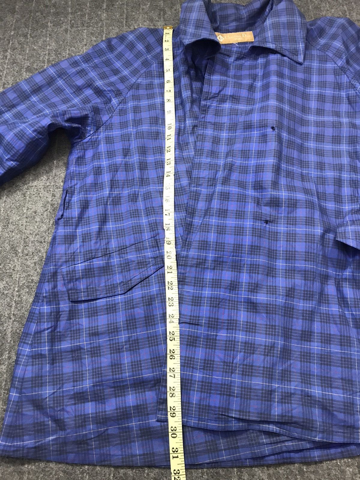 Christian Dior Monsieur Christian Dior Sports Trench Coat Checked Double Breasted Size US XL / EU 56 / 4 - 10 Thumbnail