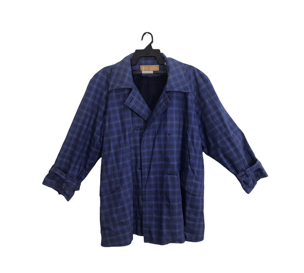 Christian Dior Monsieur Christian Dior Sports Trench Coat Checked Double Breasted Size US XL / EU 56 / 4 - 1 Thumbnail