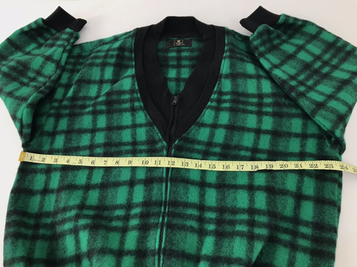 Japanese Brand Sun For Men Tokyo Fleece Jumper Plaid Checked K491j Size US L / EU 52-54 / 3 - 10 Thumbnail