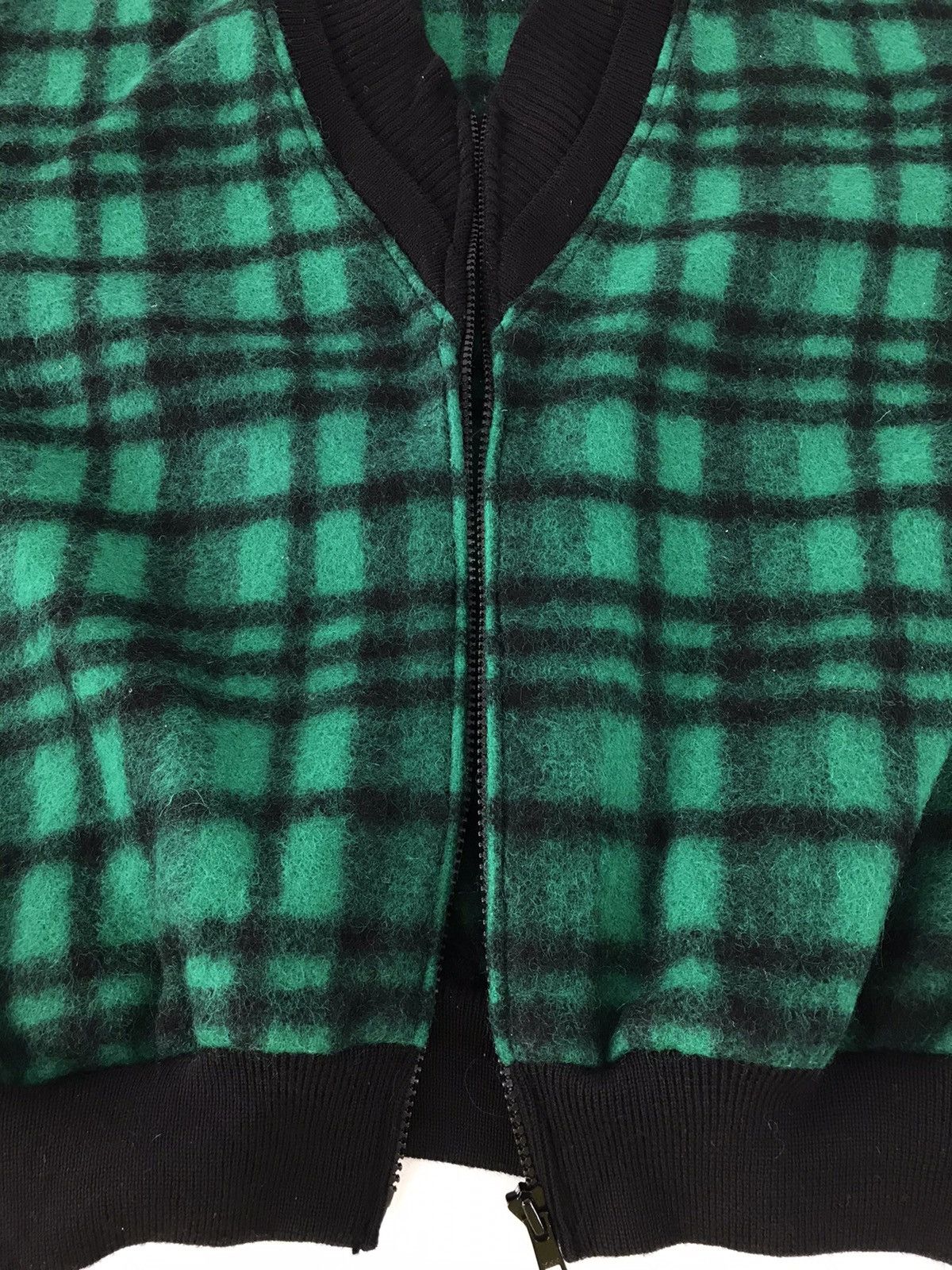 Japanese Brand Sun For Men Tokyo Fleece Jumper Plaid Checked K491j Size US L / EU 52-54 / 3 - 3 Thumbnail