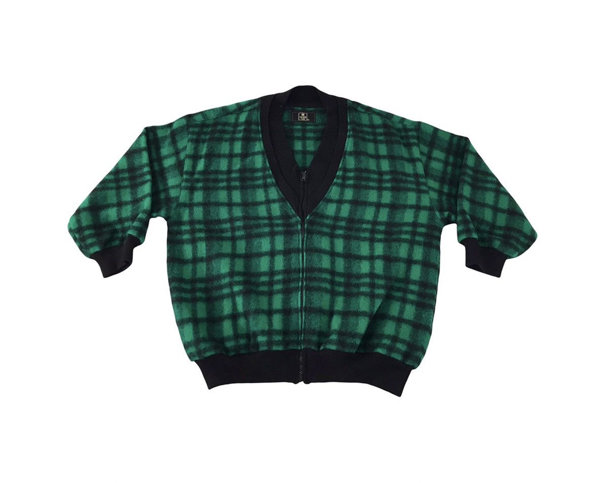 Japanese Brand Sun For Men Tokyo Fleece Jumper Plaid Checked K491j Size US L / EU 52-54 / 3 - 1 Thumbnail