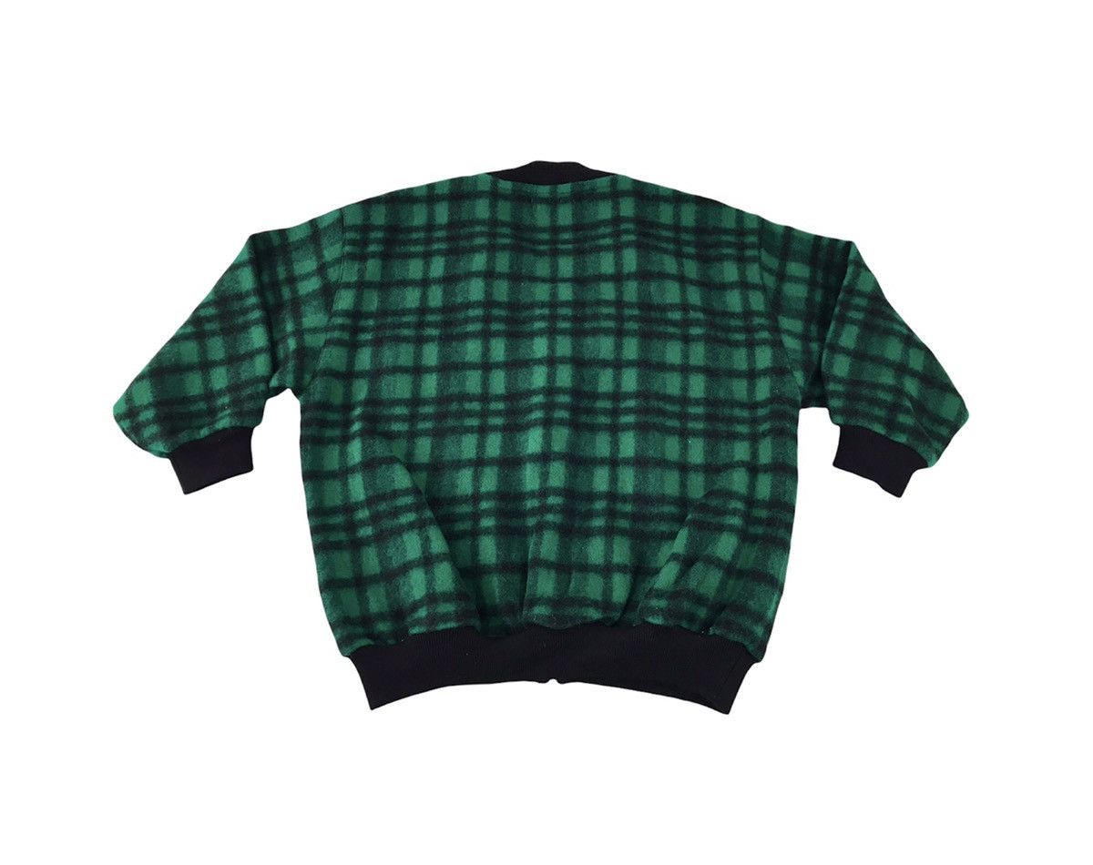 Japanese Brand Sun For Men Tokyo Fleece Jumper Plaid Checked K491j Size US L / EU 52-54 / 3 - 9 Thumbnail