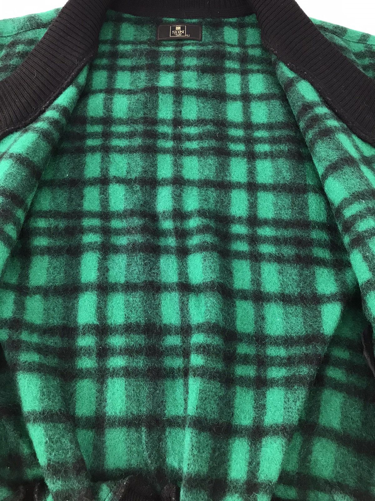 Japanese Brand Sun For Men Tokyo Fleece Jumper Plaid Checked K491j Size US L / EU 52-54 / 3 - 4 Thumbnail