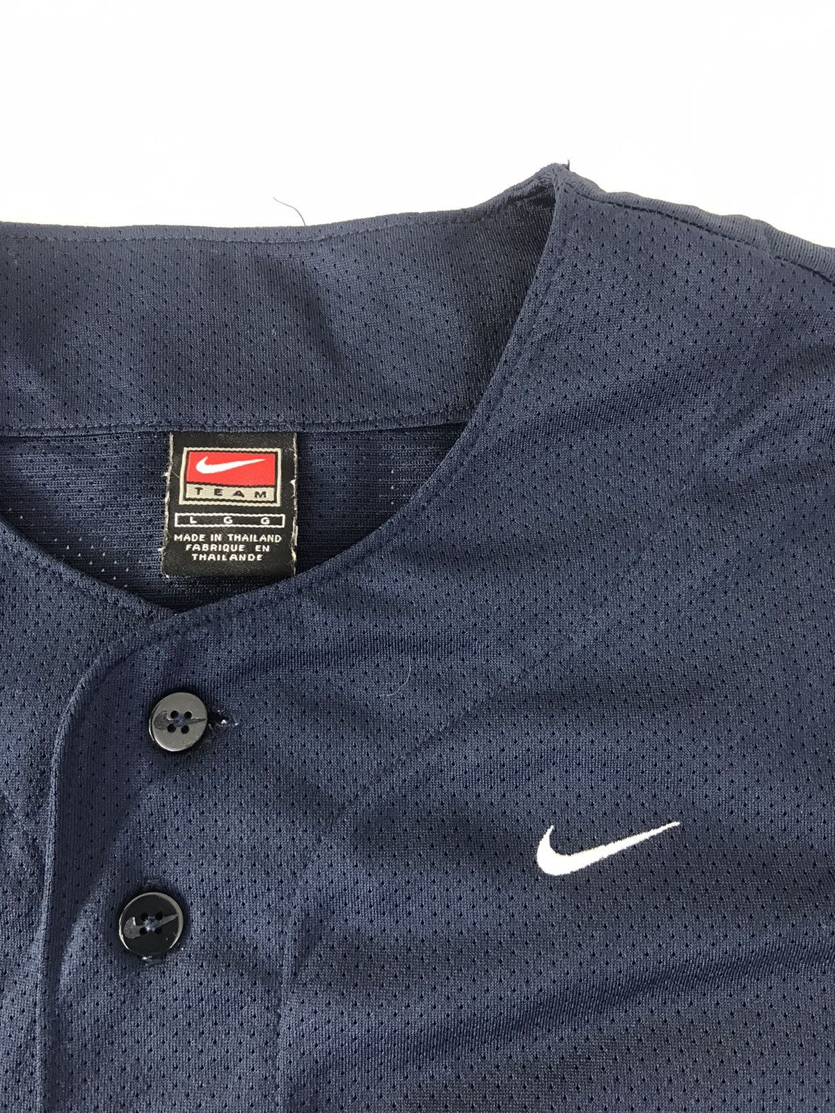 Nike Nike Team Baseball Button Simple Jerseys T-shirt Tee Size US XL / EU 56 / 4 - 4 Thumbnail