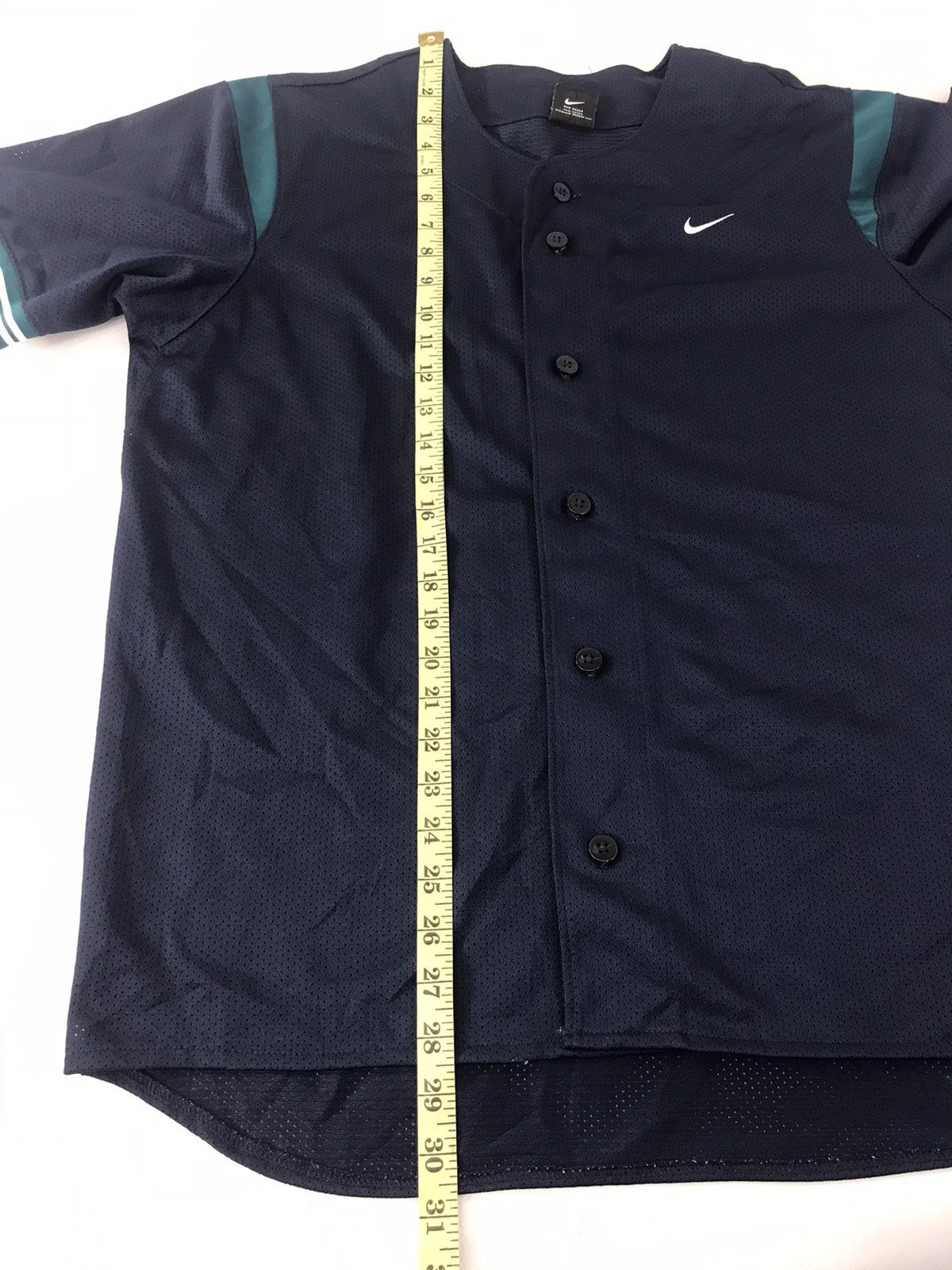 Nike Nike Team Baseball Button Simple Jerseys T-shirt Tee Size US XL / EU 56 / 4 - 13 Thumbnail