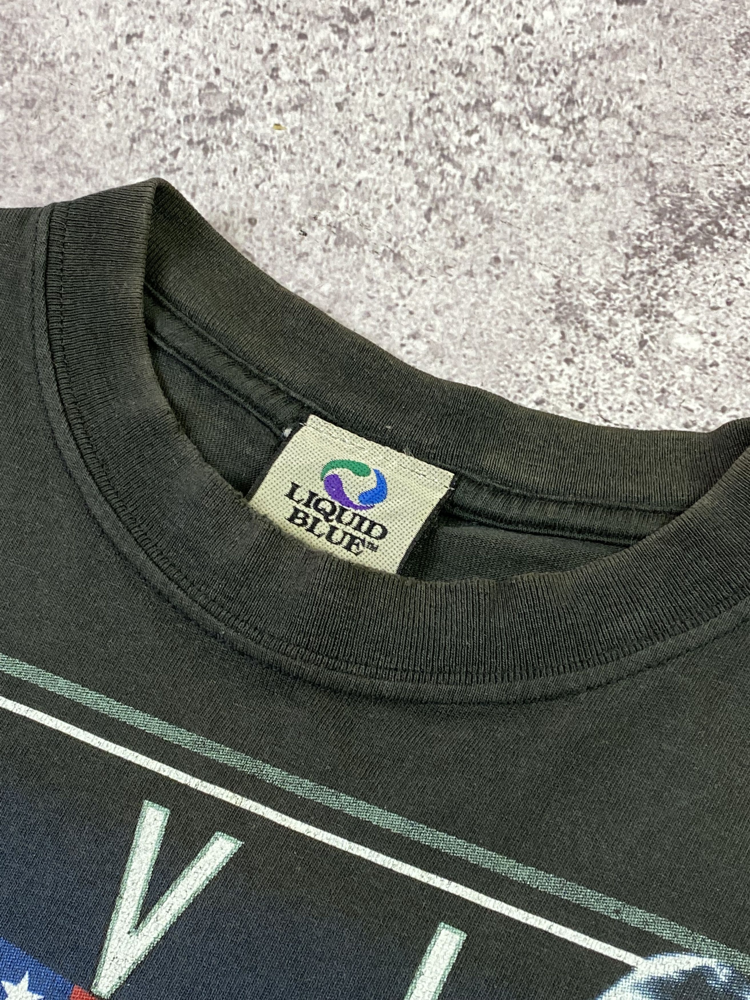 Liquid Blue × Vintage Vintage 90s Faded Elvis Presley Liquid Blue T Shirt Size US L / EU 52-54 / 3 - 3 Thumbnail