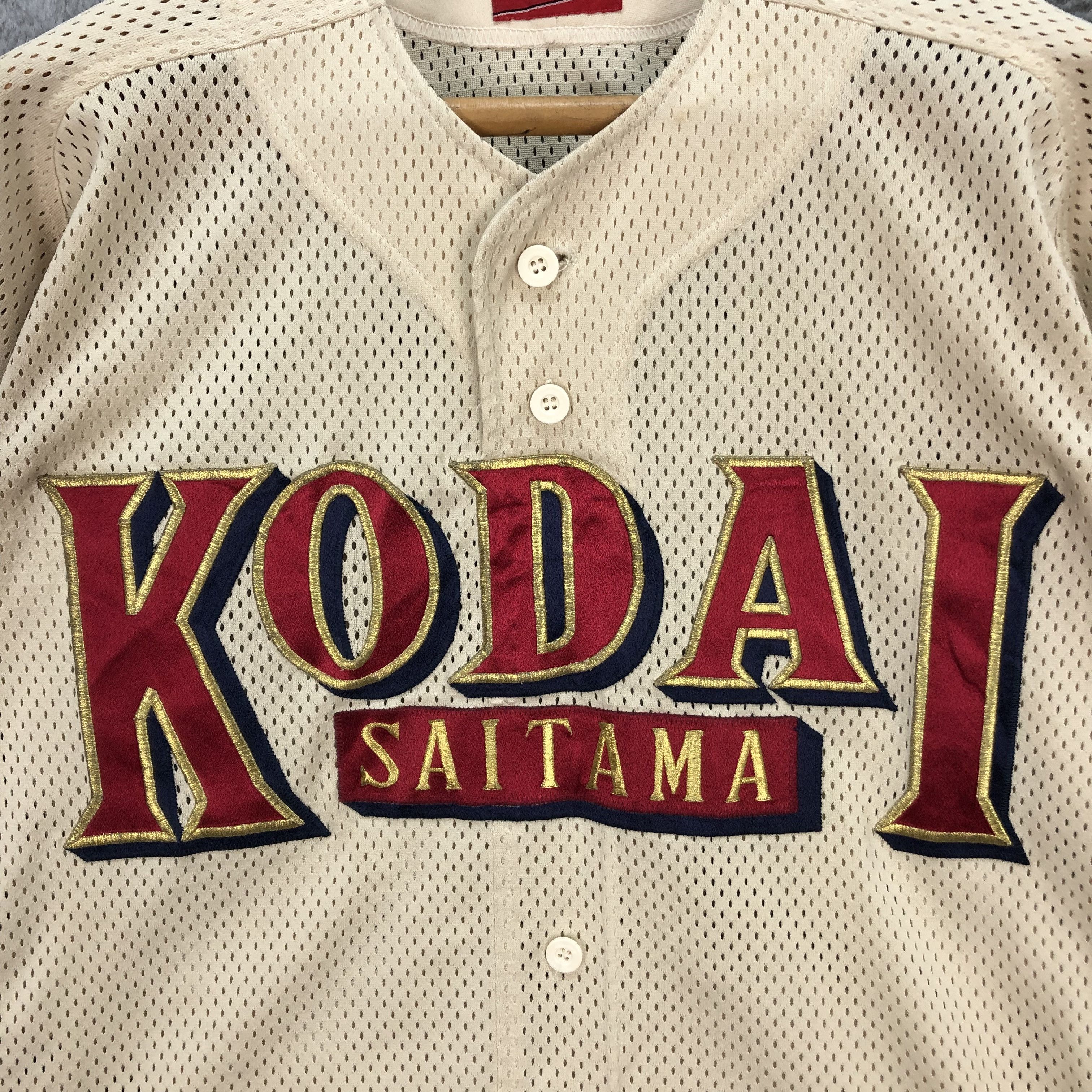 Japanese Brand Rawlings KODAI SAITAMA Baseball Jersey #5631-194 Size L / US 10 / IT 46 - 3 Thumbnail