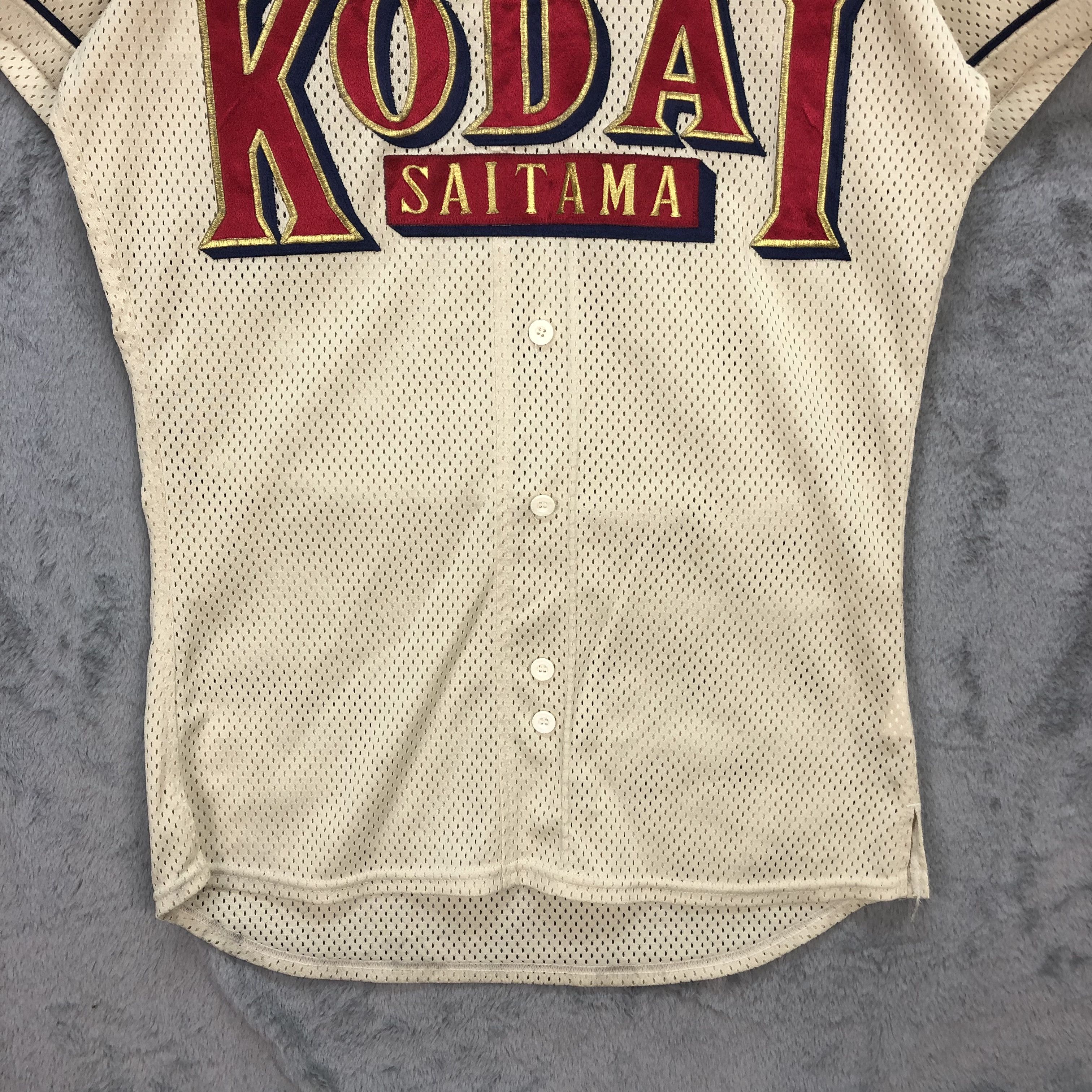 Japanese Brand Rawlings KODAI SAITAMA Baseball Jersey #5631-194 Size L / US 10 / IT 46 - 4 Thumbnail