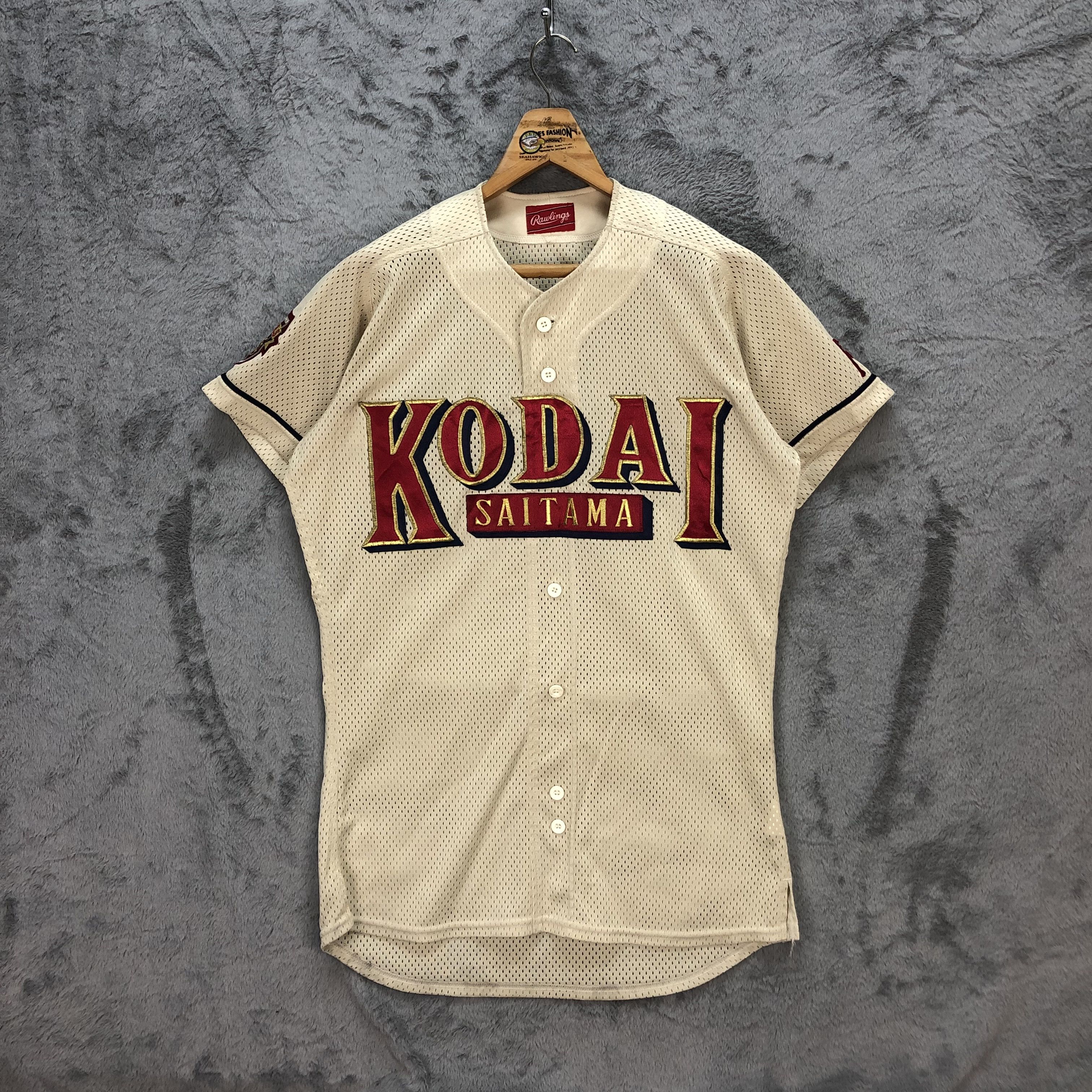 Japanese Brand Rawlings KODAI SAITAMA Baseball Jersey #5631-194 Size L / US 10 / IT 46 - 1 Thumbnail