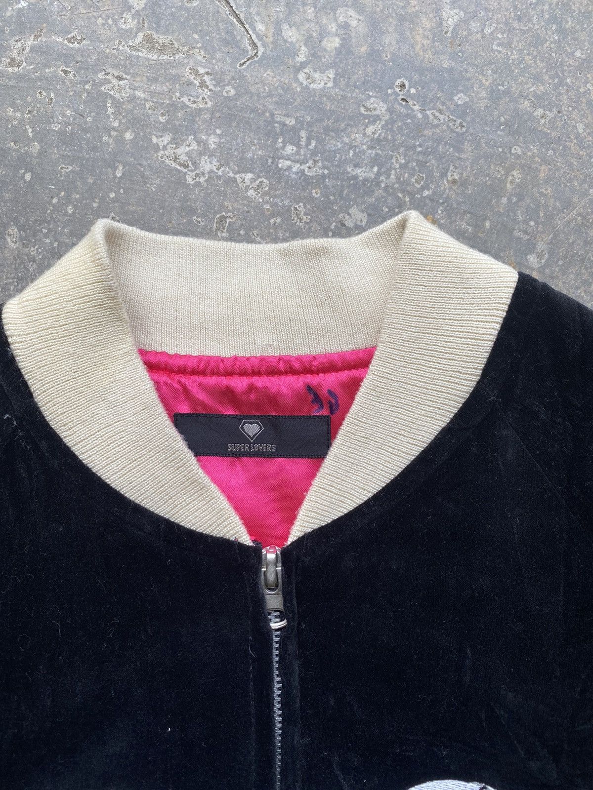 Japanese Brand × Vintage Rare 90s LOVERS ROCK Snake Skull Sukajan Velvet Jacket Size US S / EU 44-46 / 1 - 4 Thumbnail