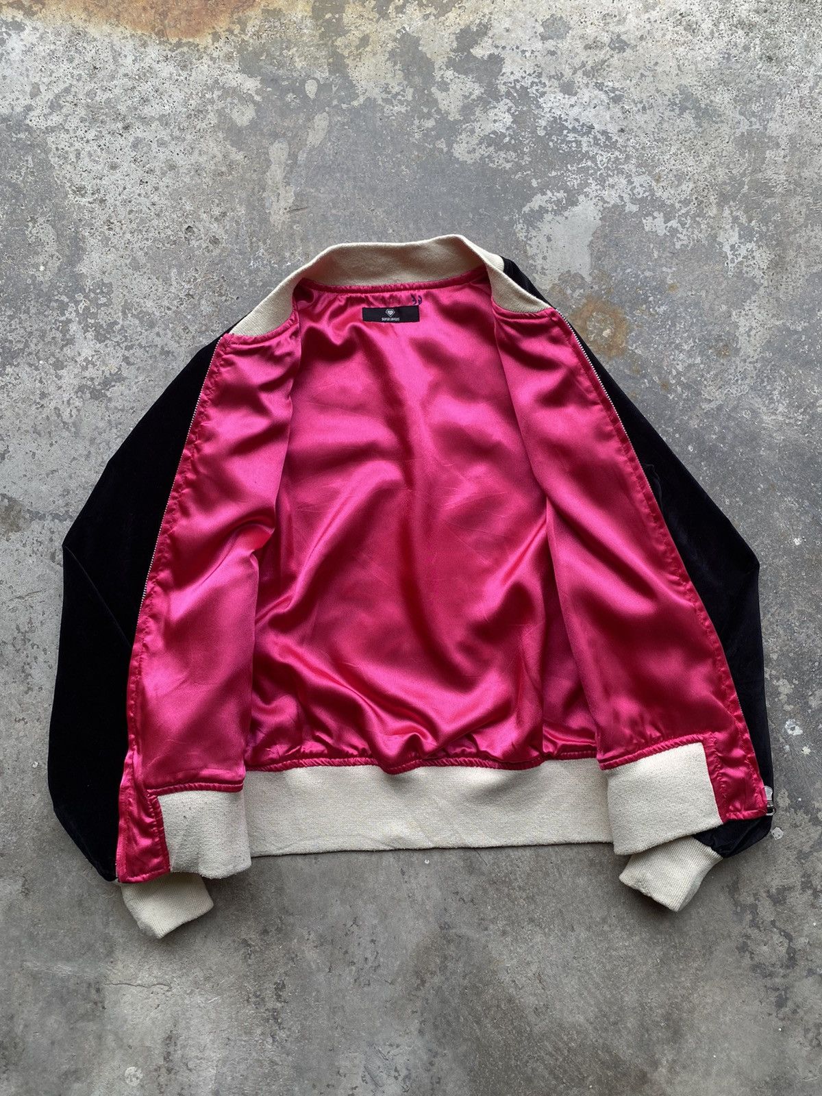 Japanese Brand × Vintage Rare 90s LOVERS ROCK Snake Skull Sukajan Velvet Jacket Size US S / EU 44-46 / 1 - 10 Thumbnail