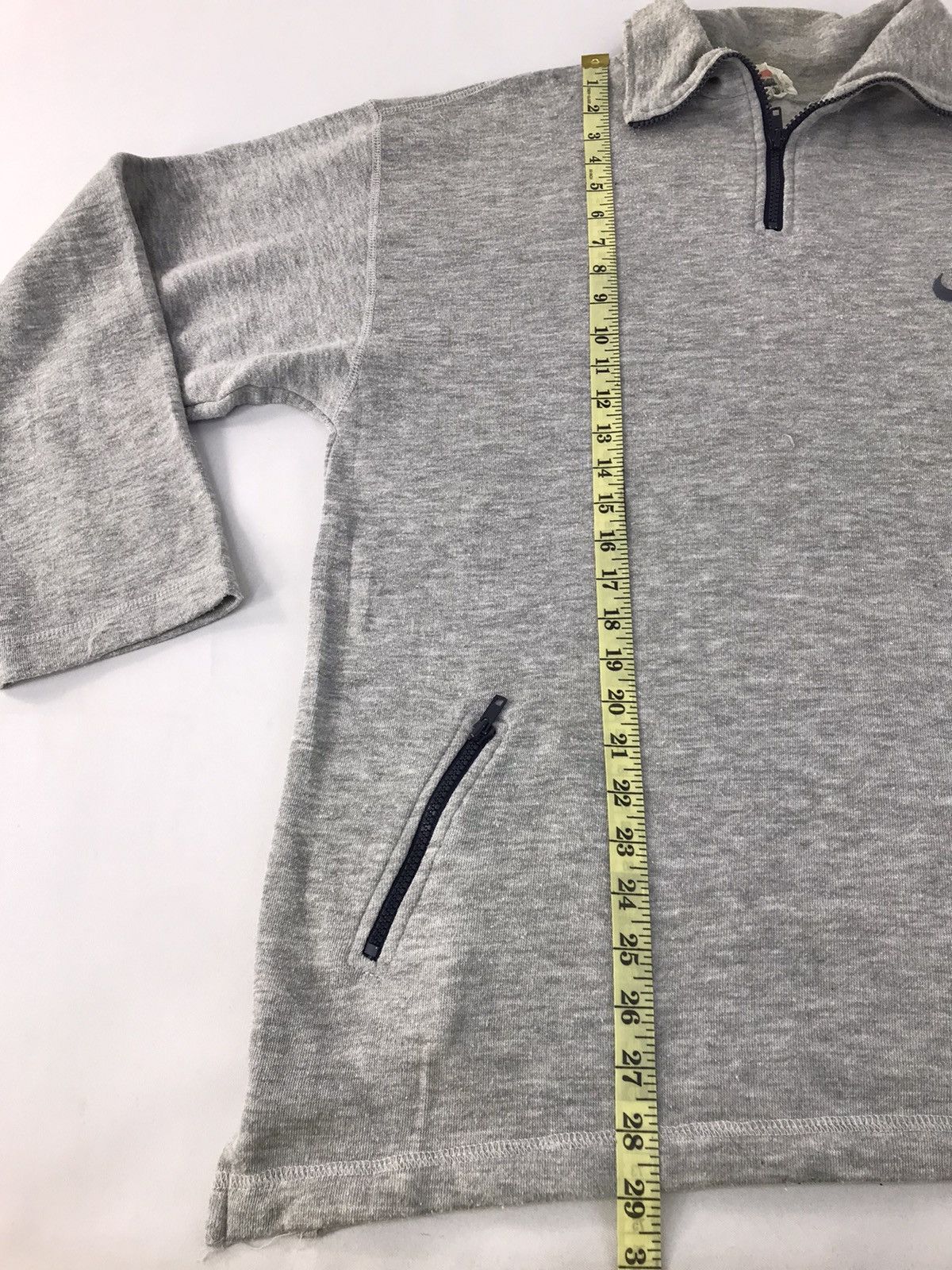 Nike Nike Swoosh Big Logo Fleece Sweatshirt Pull Over Half Zip Size XL / US 12-14 / IT 48-50 - 10 Thumbnail