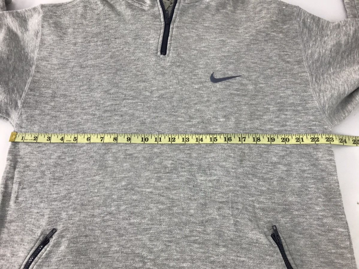 Nike Nike Swoosh Big Logo Fleece Sweatshirt Pull Over Half Zip Size XL / US 12-14 / IT 48-50 - 9 Thumbnail