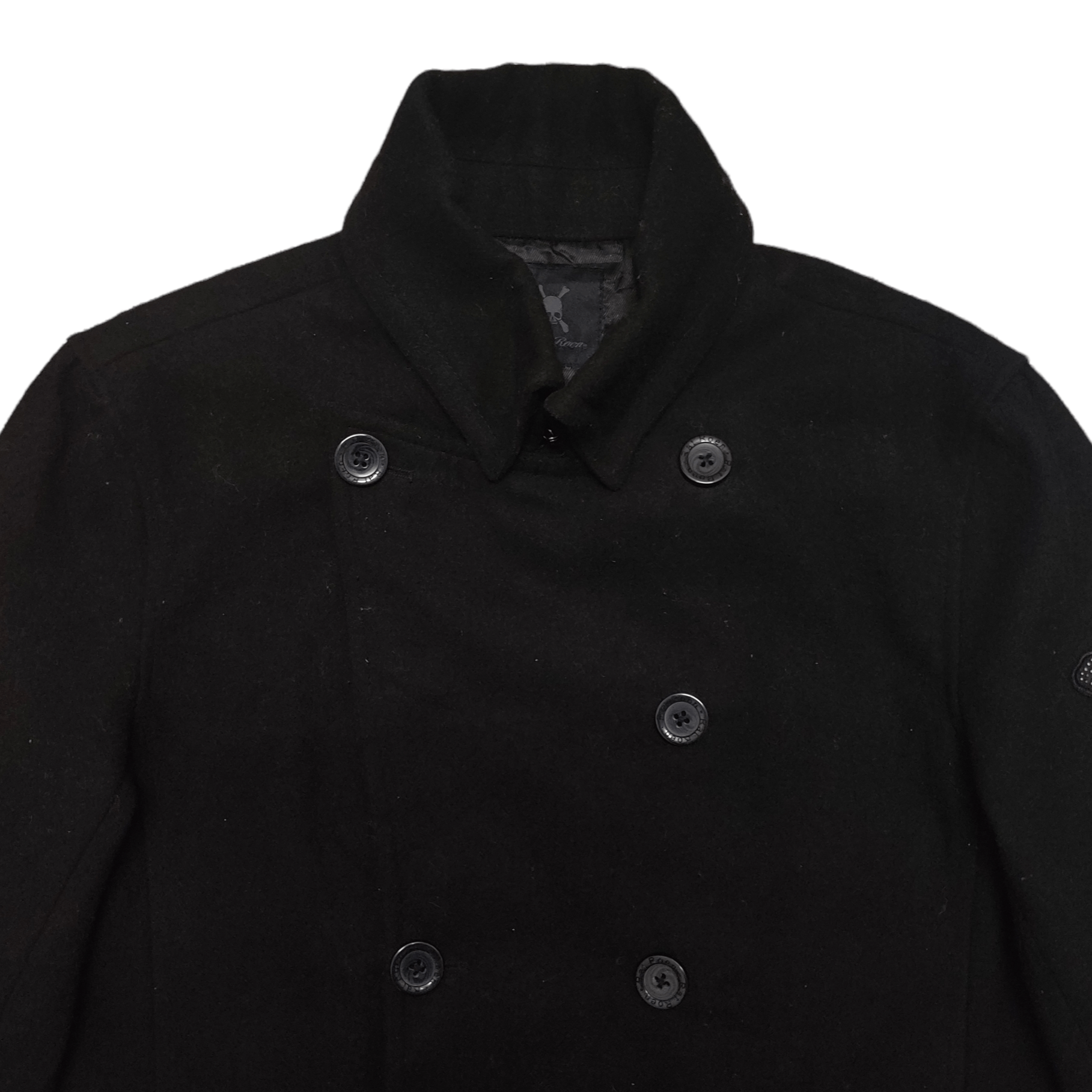 Roen Rat Roen Skull Skeleton Double Breasted Coat Size US L / EU 52-54 / 3 - 3 Thumbnail