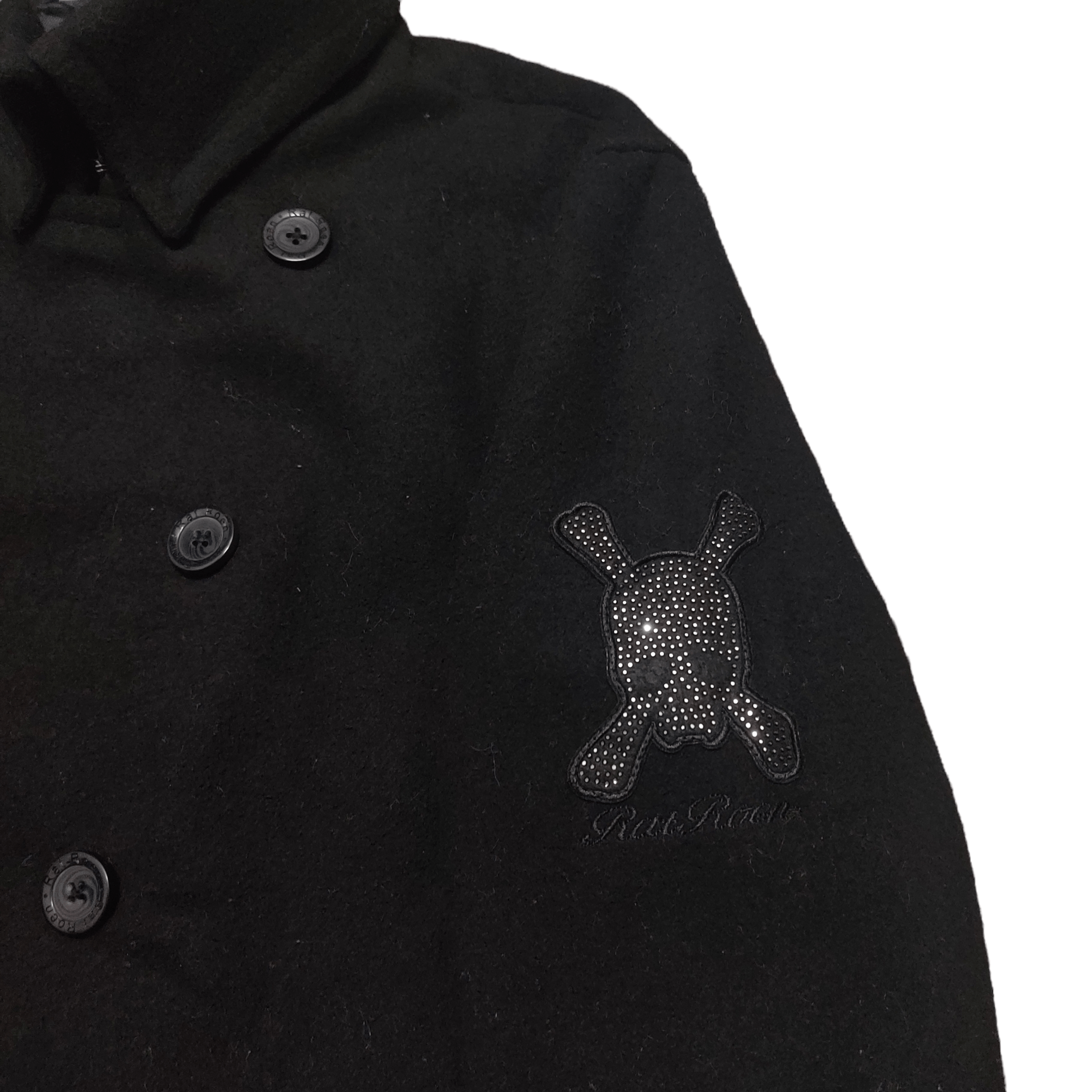 Roen Rat Roen Skull Skeleton Double Breasted Coat Size US L / EU 52-54 / 3 - 4 Thumbnail