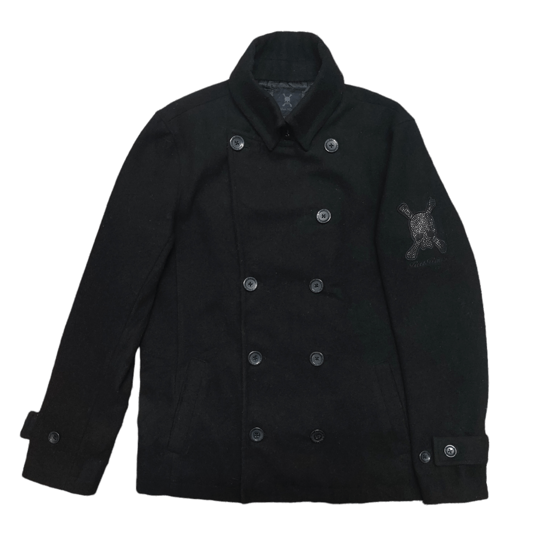Roen Rat Roen Skull Skeleton Double Breasted Coat Size US L / EU 52-54 / 3 - 2 Thumbnail