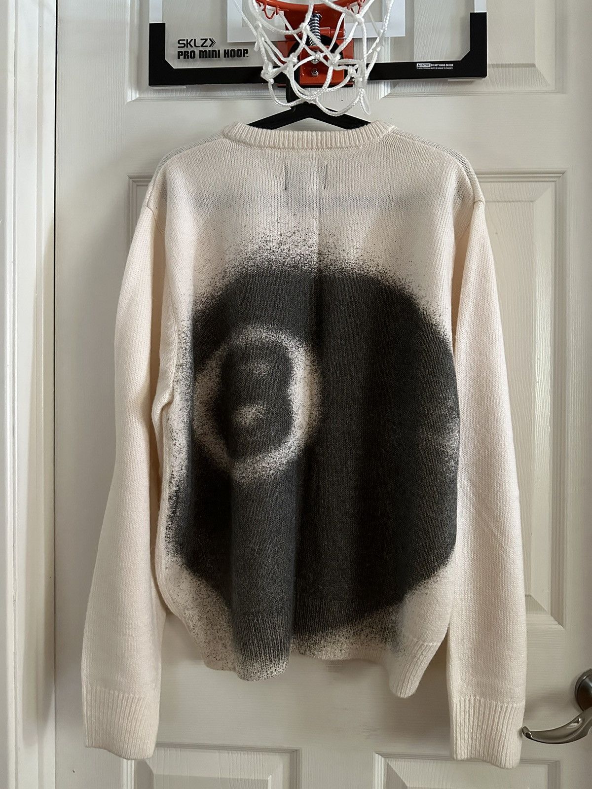 Stussy Stussy 8 Ball Spray Sweater Ivor | Grailed