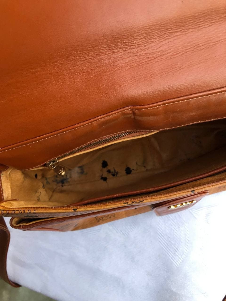 Handmade × MCM × Vintage Vintage Mcm Munchen handmade leather shoulder bag Size ONE SIZE - 8 Thumbnail