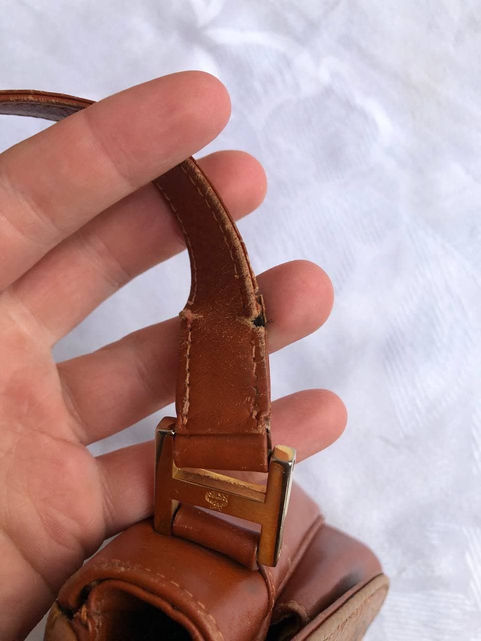 Handmade × MCM × Vintage Vintage Mcm Munchen handmade leather shoulder bag Size ONE SIZE - 6 Thumbnail
