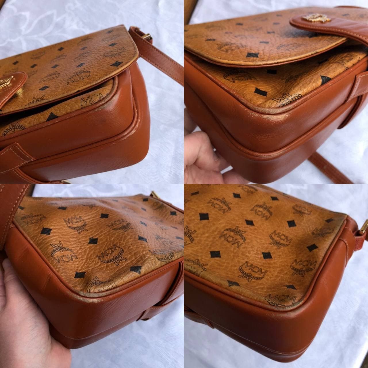 Handmade × MCM × Vintage Vintage Mcm Munchen handmade leather shoulder bag Size ONE SIZE - 5 Thumbnail