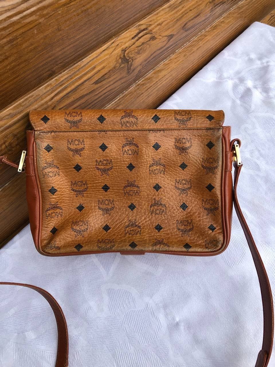 Handmade × MCM × Vintage Vintage Mcm Munchen handmade leather shoulder bag Size ONE SIZE - 2 Thumbnail