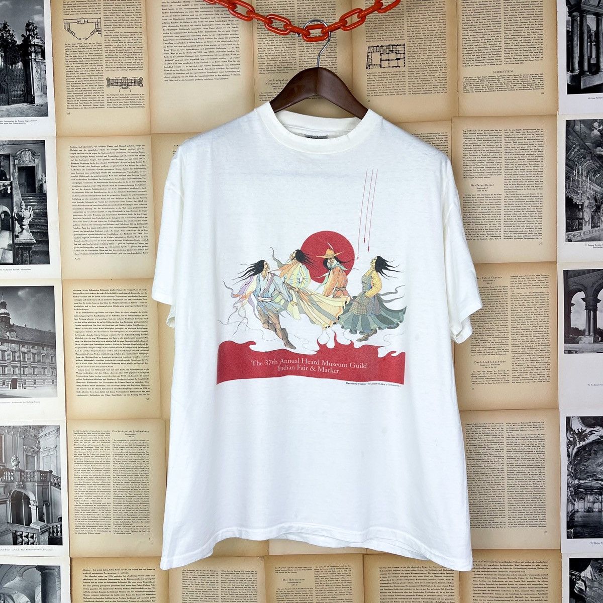 Vintage Vintage 1997 Native American Art Tee Size US XXL / EU 58 / 5 - 1 Thumbnail