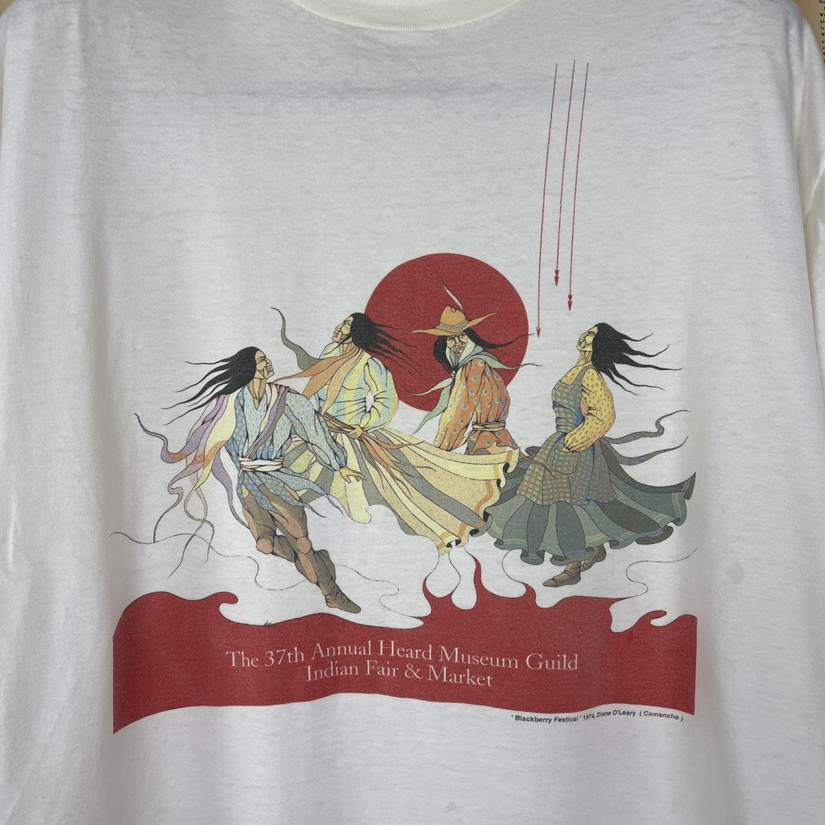 Vintage Vintage 1997 Native American Art Tee Size US XXL / EU 58 / 5 - 2 Thumbnail