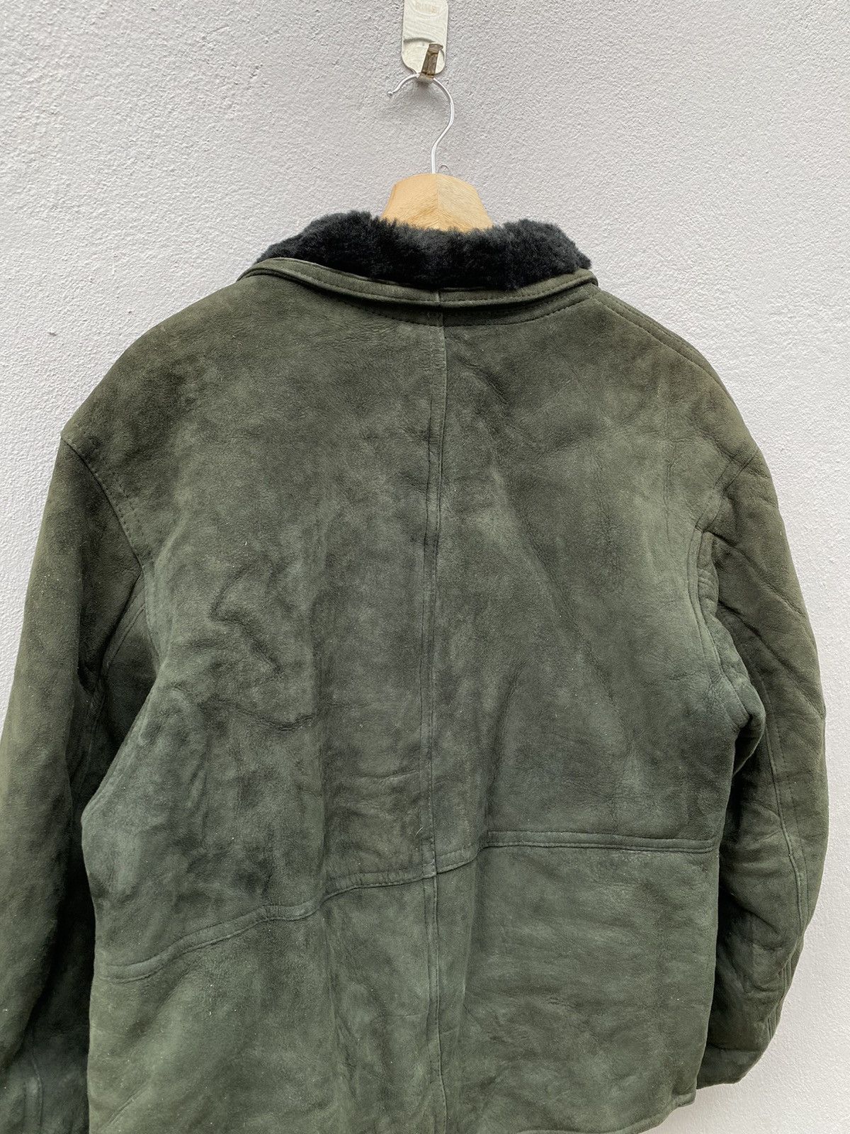 Japanese Brand ONBU de DACCO Lamb Fur Skin Genuine Leather Coat Size US M / EU 48-50 / 2 - 16 Thumbnail