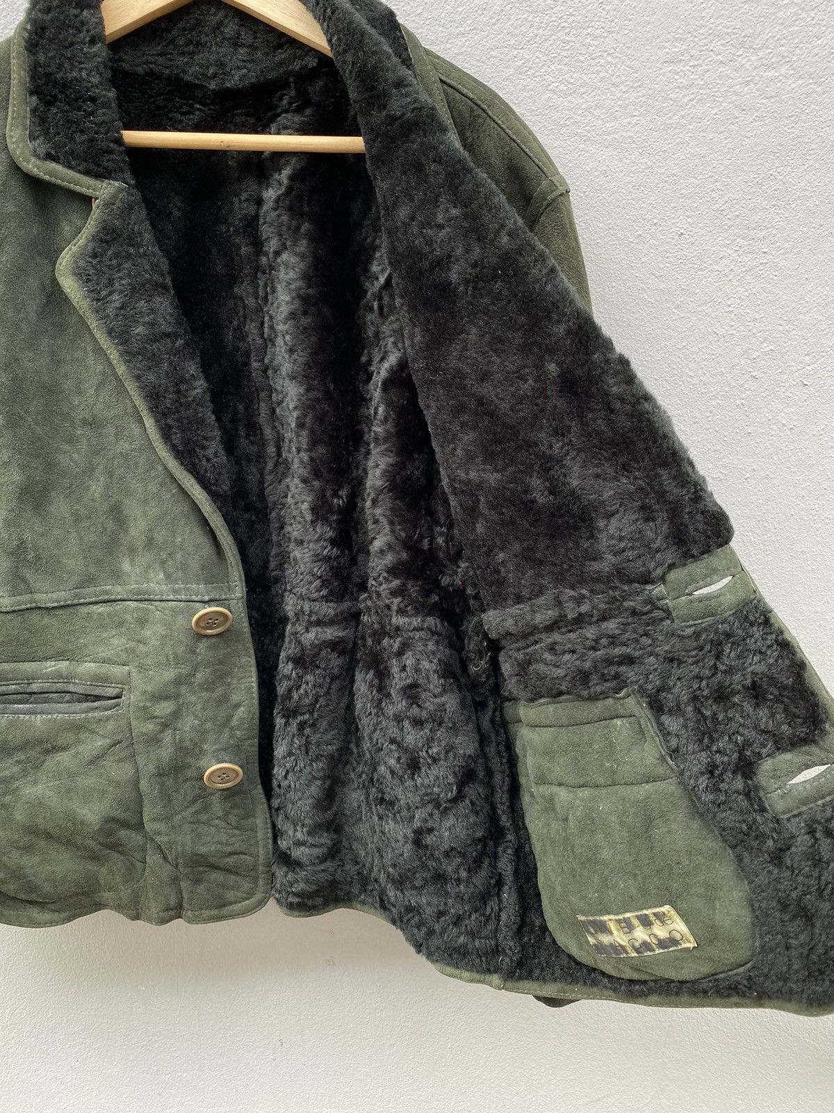 Japanese Brand ONBU de DACCO Lamb Fur Skin Genuine Leather Coat Size US M / EU 48-50 / 2 - 4 Thumbnail
