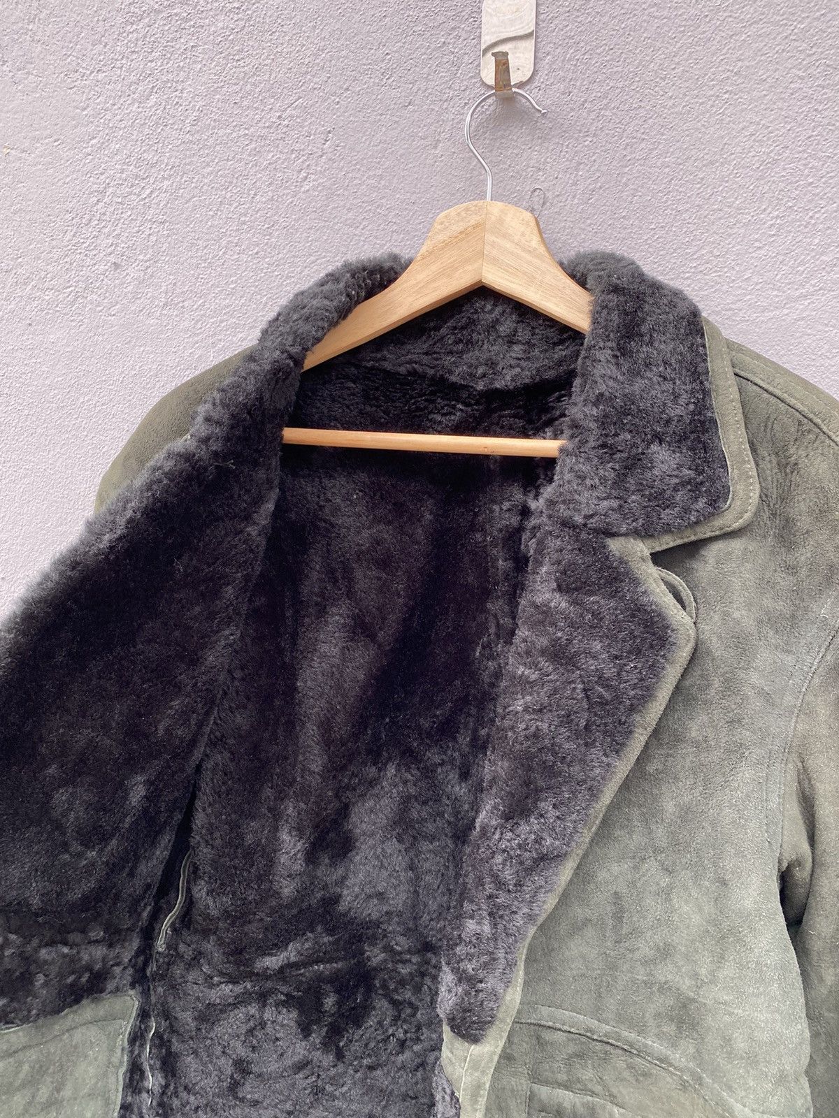 Japanese Brand ONBU de DACCO Lamb Fur Skin Genuine Leather Coat Size US M / EU 48-50 / 2 - 5 Thumbnail