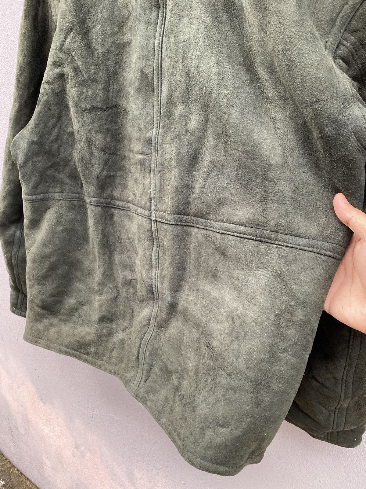 Japanese Brand ONBU de DACCO Lamb Fur Skin Genuine Leather Coat Size US M / EU 48-50 / 2 - 15 Thumbnail