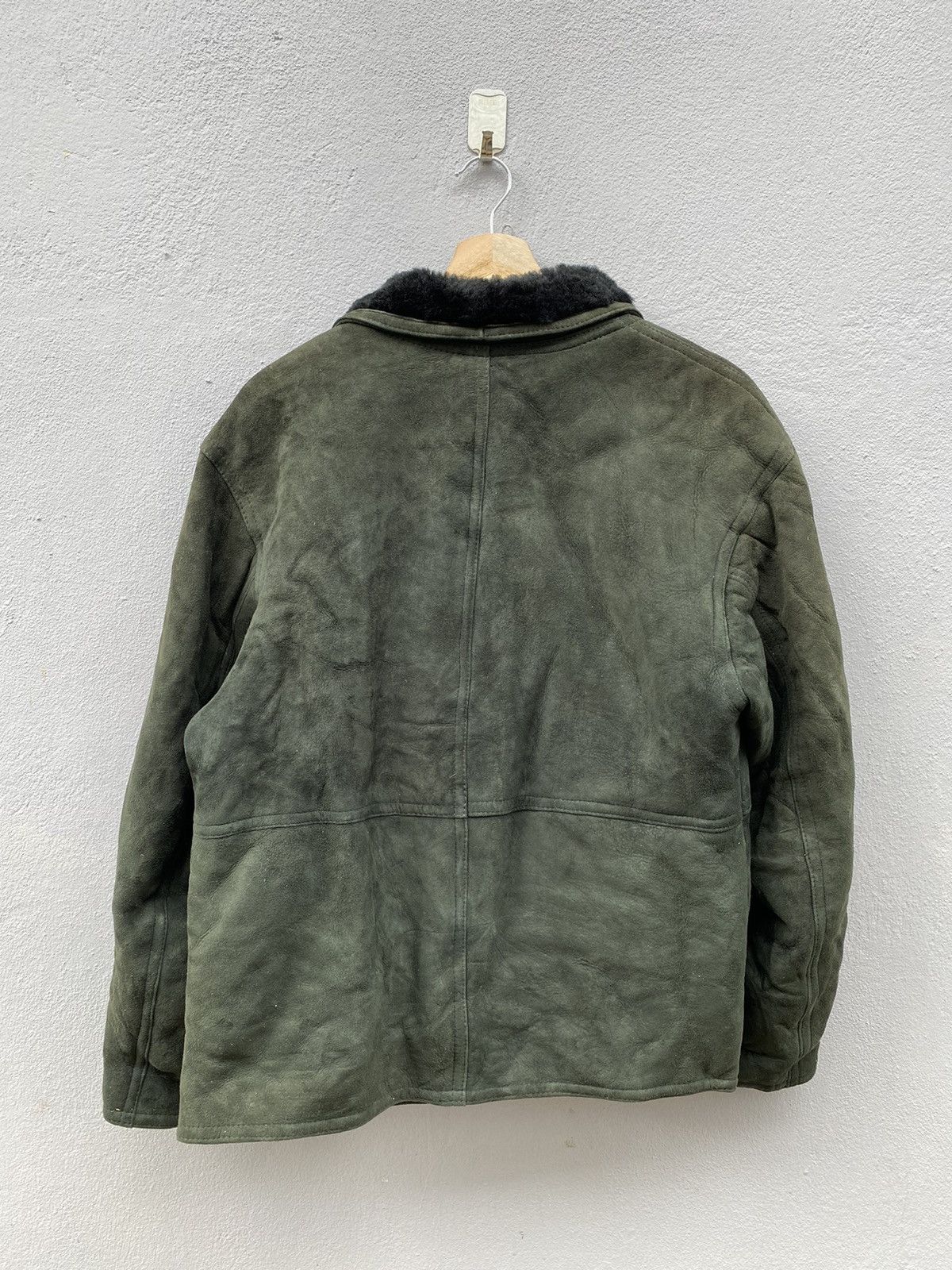 Japanese Brand ONBU de DACCO Lamb Fur Skin Genuine Leather Coat Size US M / EU 48-50 / 2 - 14 Thumbnail