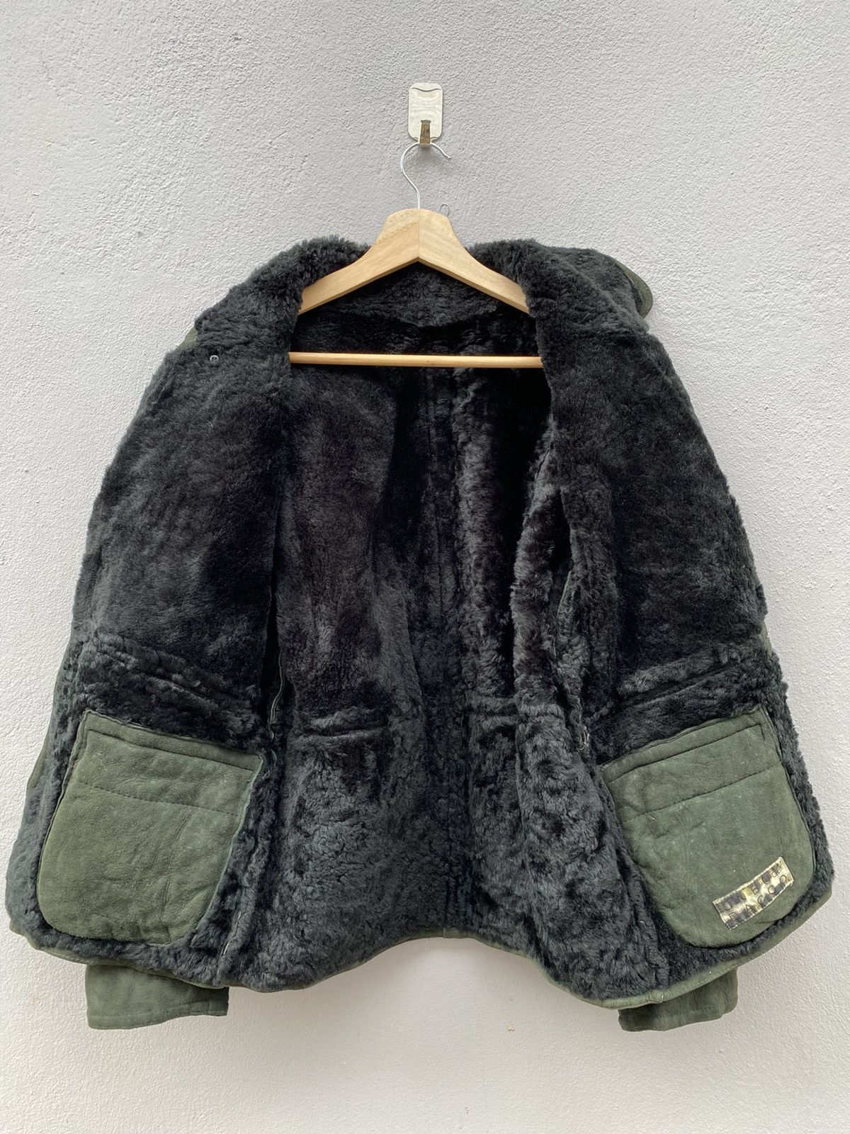 Japanese Brand ONBU de DACCO Lamb Fur Skin Genuine Leather Coat Size US M / EU 48-50 / 2 - 2 Thumbnail