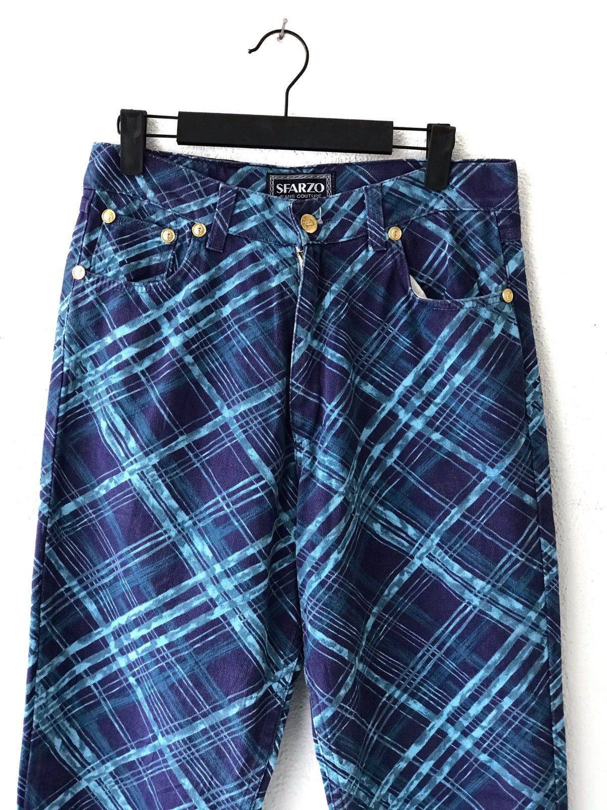 Designer × If Six Was Nine Vintage Sfarzo Jeans Couture Pants Size US 29 - 5 Thumbnail
