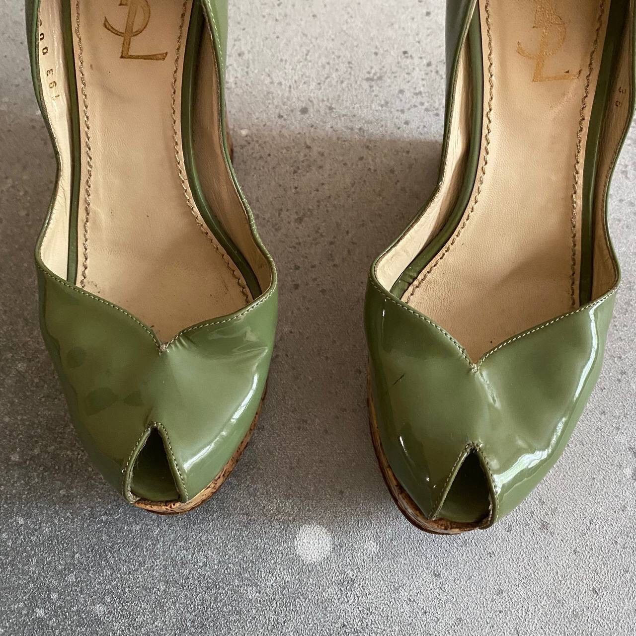 Vintage × Yves Saint Laurent YSL Yves Saint Laurent Vintage Platform Heels Shoes (Y2K) Size US 6 / IT 36 - 5 Thumbnail