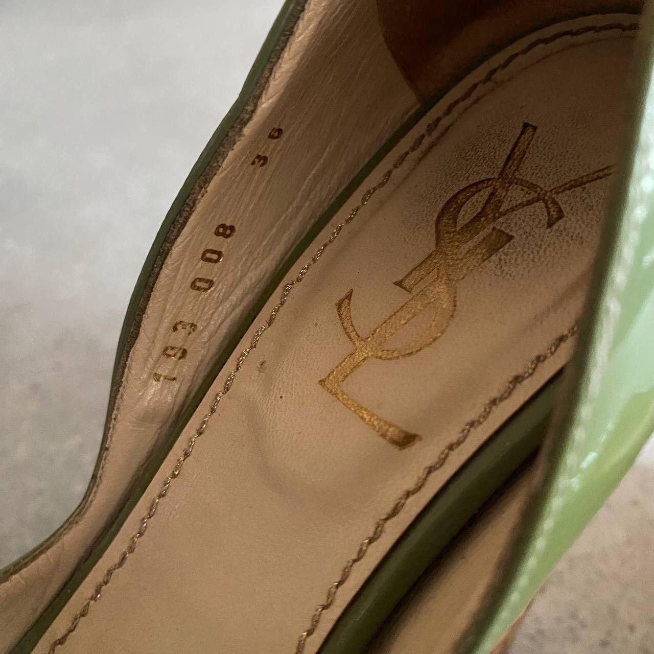 Vintage × Yves Saint Laurent YSL Yves Saint Laurent Vintage Platform Heels Shoes (Y2K) Size US 6 / IT 36 - 6 Thumbnail