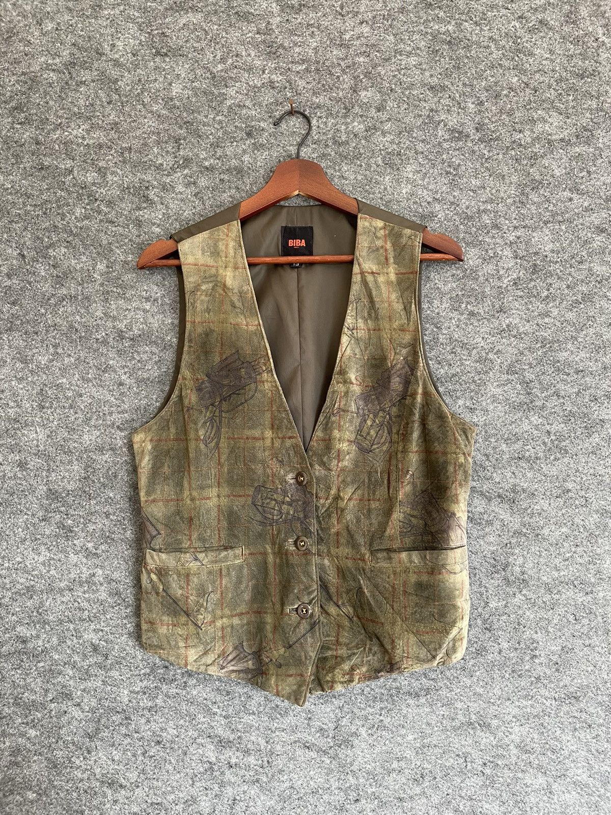 Vintage BIBA PARIS VEST Size US M / EU 48-50 / 2 - 1 Thumbnail