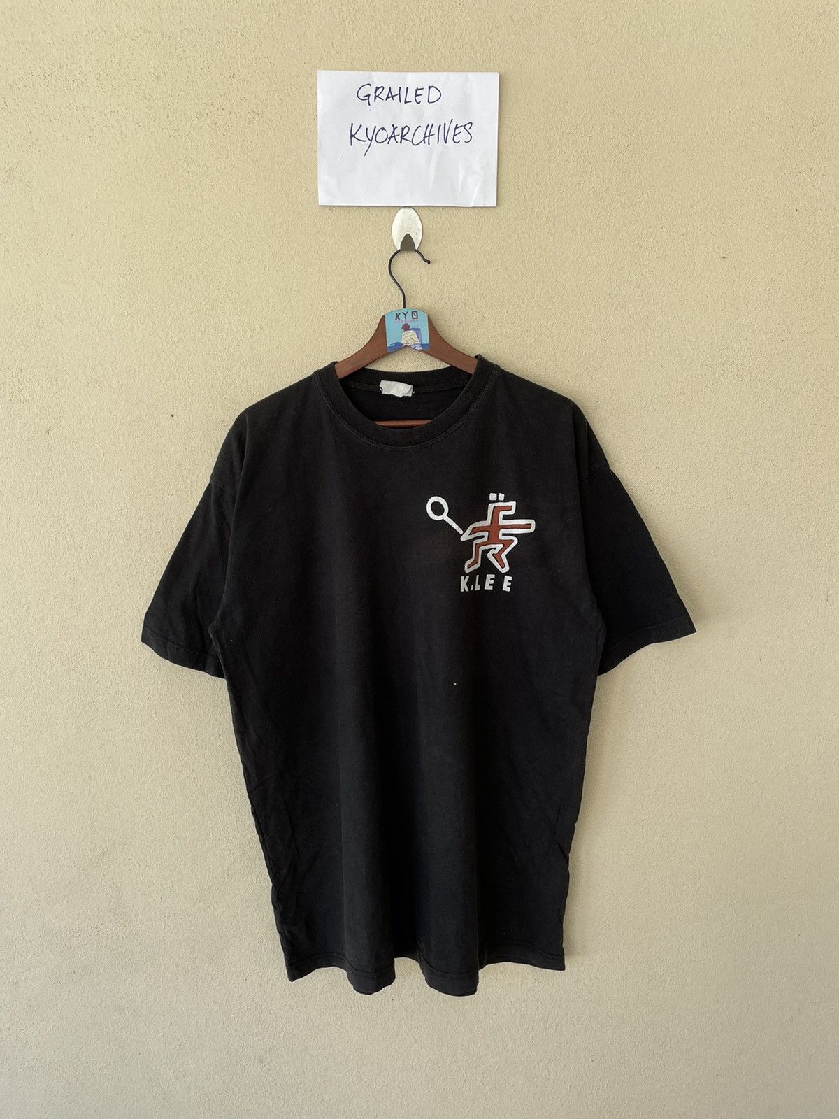 Japanese Brand KLEE DOODLE BLACK TEE Size US L / EU 52-54 / 3 - 1 Thumbnail