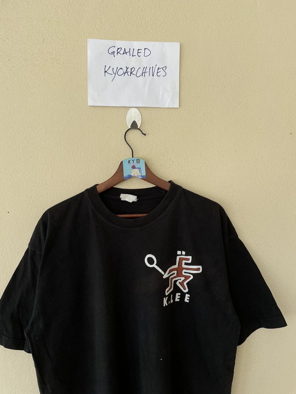 Japanese Brand KLEE DOODLE BLACK TEE Size US L / EU 52-54 / 3 - 3 Thumbnail