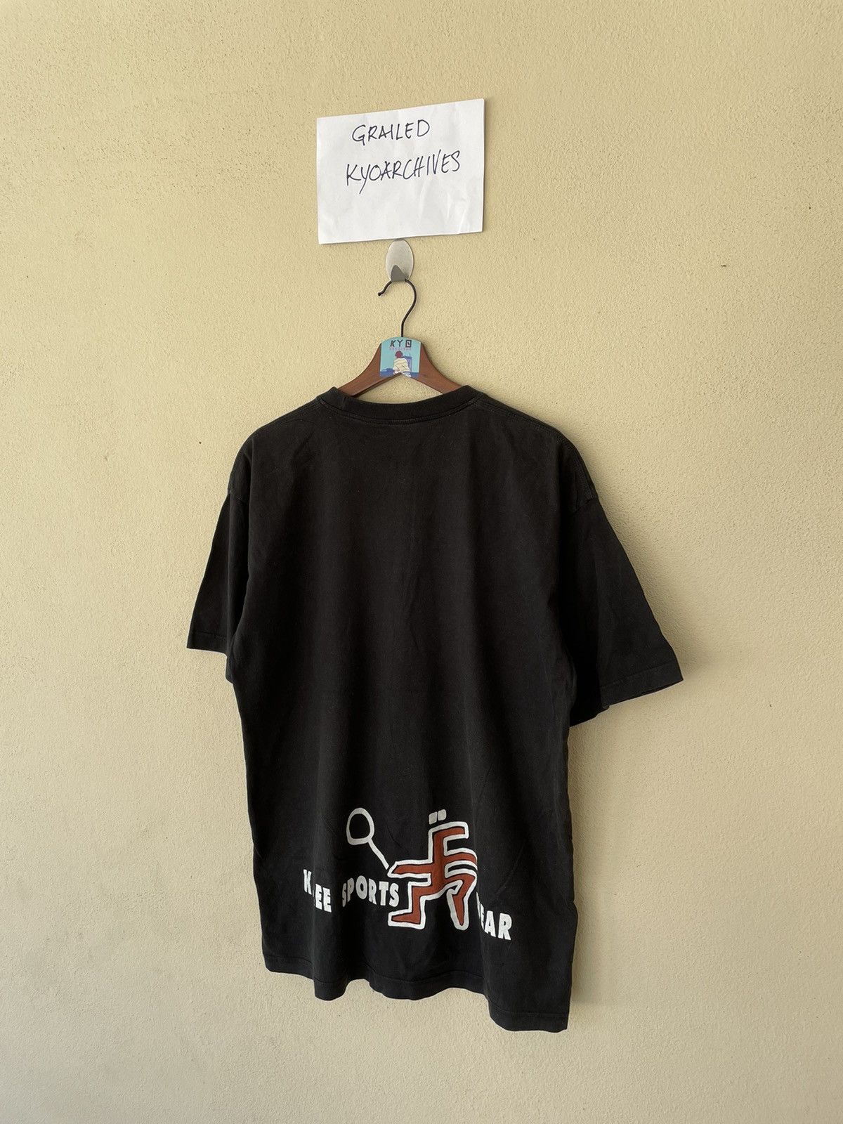 Japanese Brand KLEE DOODLE BLACK TEE Size US L / EU 52-54 / 3 - 7 Thumbnail