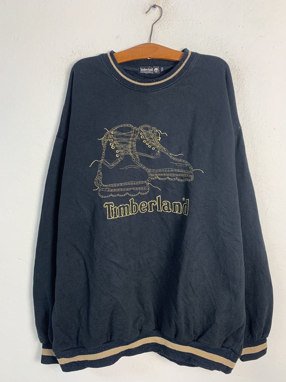 Timberland Vintage Timberland Embroidery Spellout Big Size Sweatshirt Size US XXL / EU 58 / 5 - 1 Thumbnail