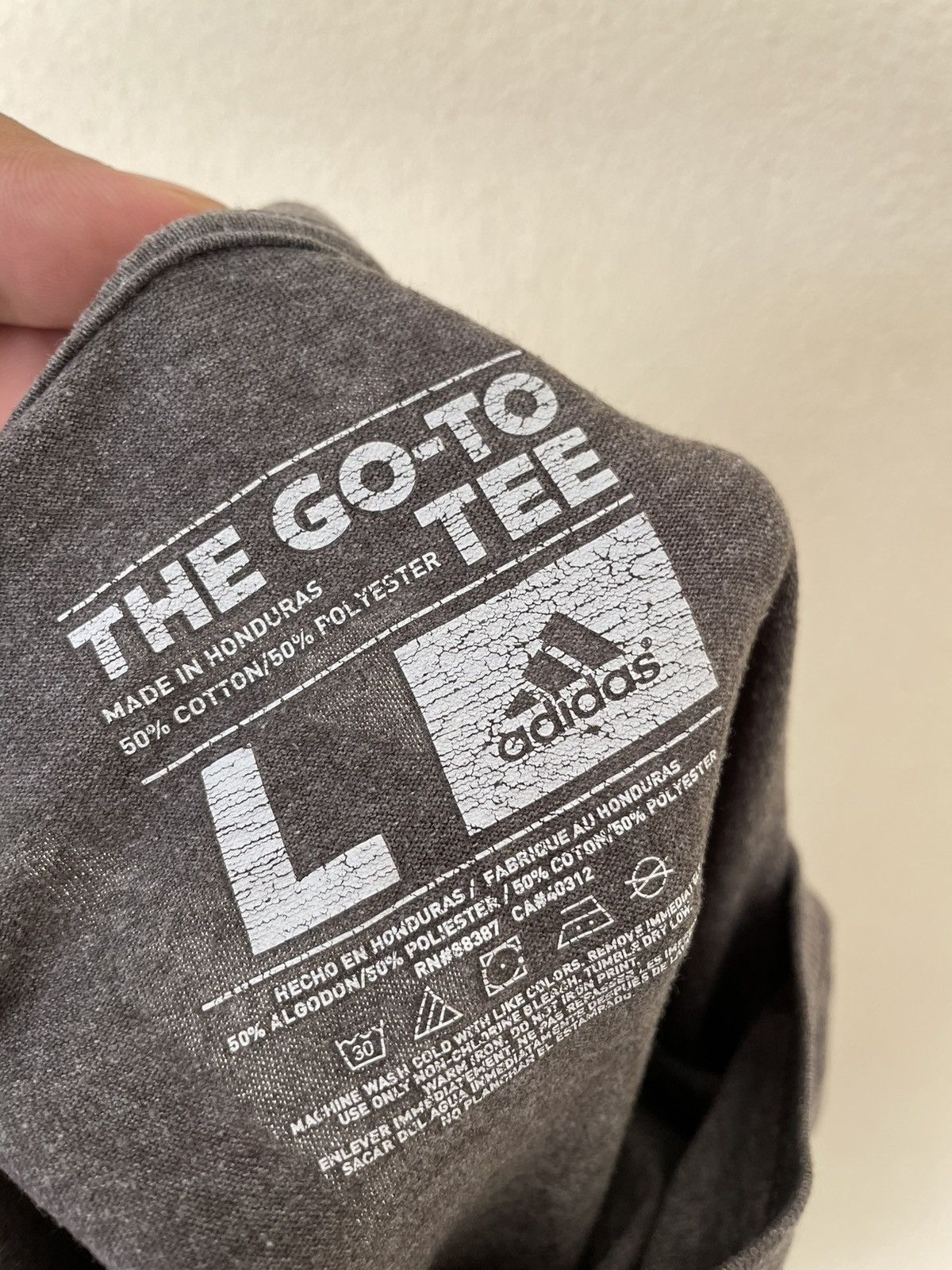 Adidas ADIDAS BIG LOGOS TEE Size US L / EU 52-54 / 3 - 8 Thumbnail