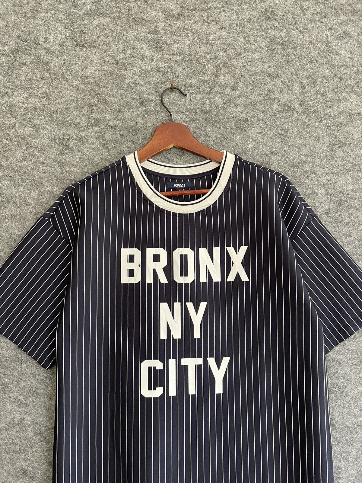 Japanese Brand SPAO BRONX NY CITY HICKORY TEE Size US M / EU 48-50 / 2 - 2 Thumbnail