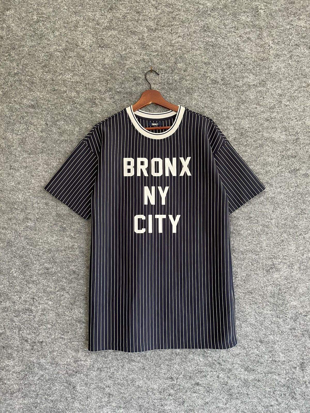 Japanese Brand SPAO BRONX NY CITY HICKORY TEE Size US M / EU 48-50 / 2 - 1 Thumbnail