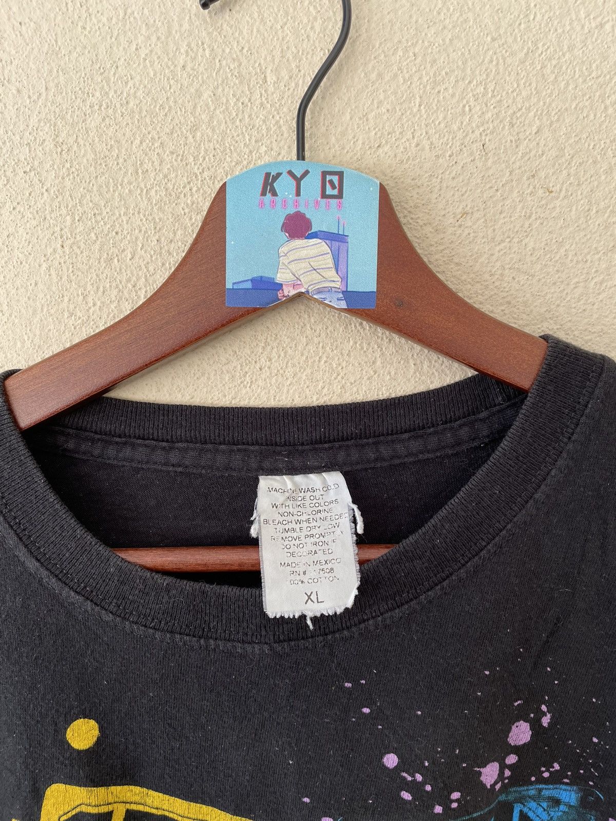 Japanese Brand × Vintage Y2K CASSETTE BLACK TEE Size US XL / EU 56 / 4 - 7 Thumbnail