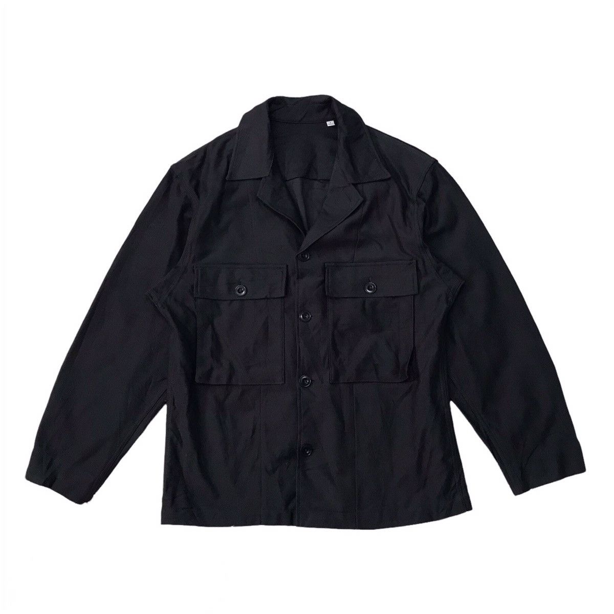Christophe Lemaire Uniqlo U Button Jacket 2 Big Pockets Size US S / EU 44-46 / 1 - 1 Thumbnail