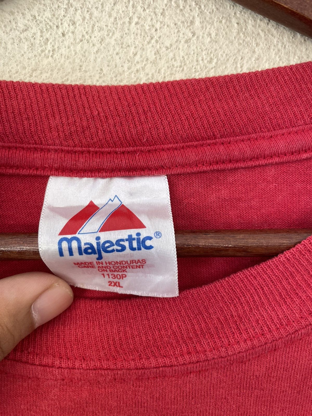 Majestic Y2K L.A ANGELS RED TEE Size US XXL / EU 58 / 5 - 7 Thumbnail
