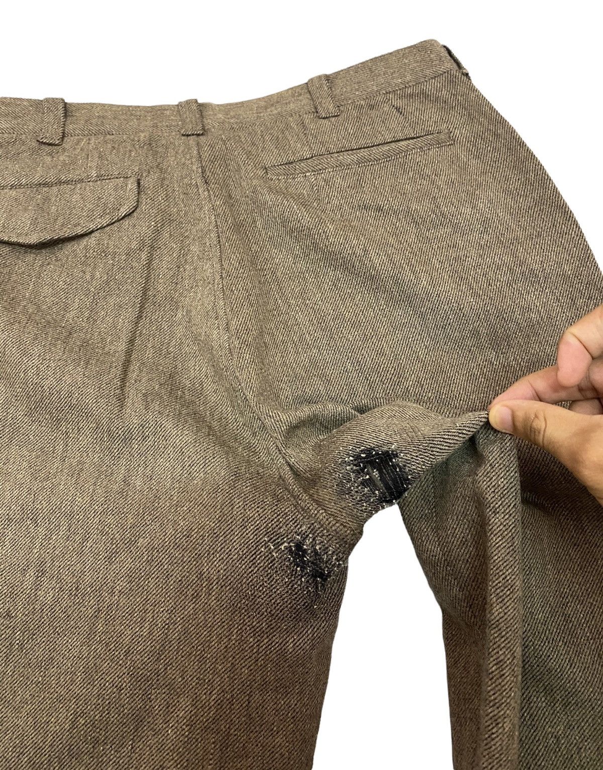 🔥NANAMICA THE NORTH FACE HERRINGBONE WOOL TROUSERS PANTS